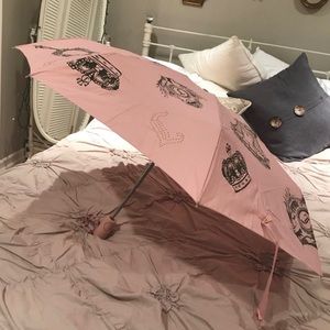 Y2K Rare JUICY COUTURE PINK UMBRELLA Vintage Barbie Barbiecore